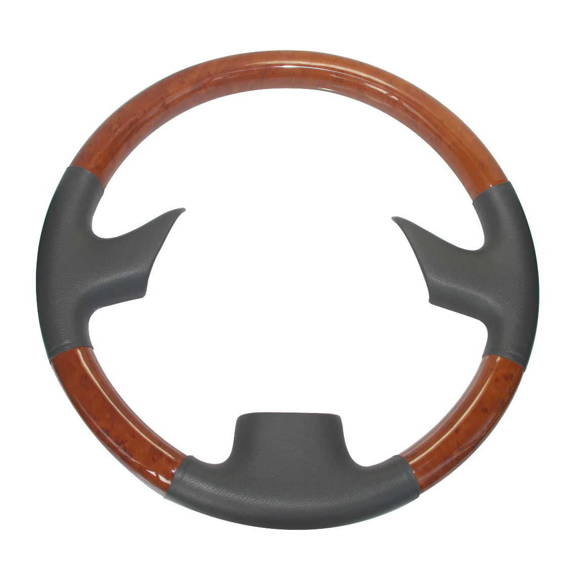 

Dark Gray Leather Light Brown Wood Steering Wheel Protector Cover Decoration for Toyota Lexus 1998-2005 RX300 GS300 GS400 GS430