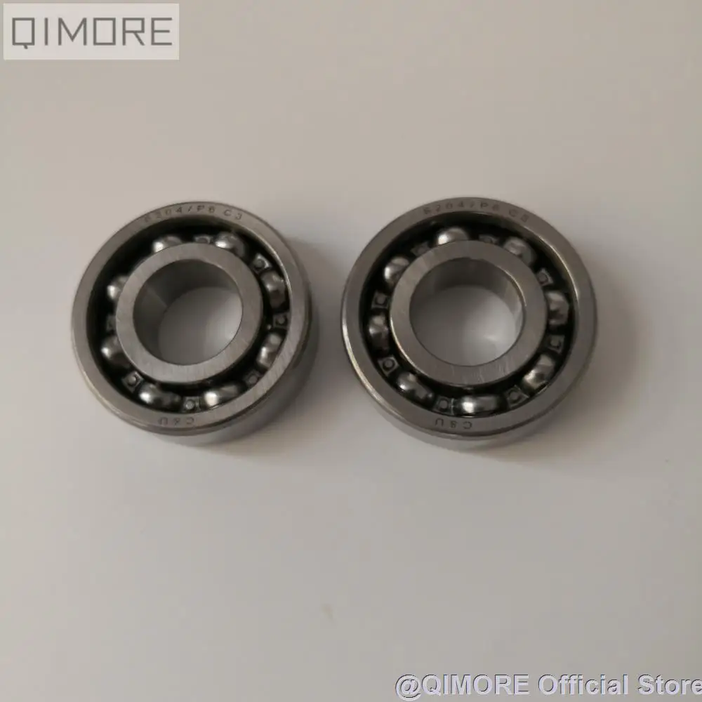 Подшипники коленчатого вала 6204/P5 для скутера Minarelli JOG50 90 3KJ 1E40QMB Keeway Hurricane F act Matrix Vento