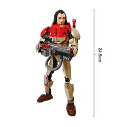 KSZ619 Star Wars Rogue One игрушки Джанго Phasma Jyn erso K-2SO Дарт Вейдер генерал гривус фигура игрушка строительные блоки игрушки