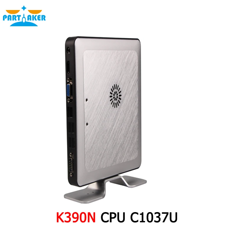 Intel Celeron 1037u Dual Core 1.8 ГГц Мини-ПК сервер с Вентилятор охлаждения k390n поддержка 300 м Wi-Fi