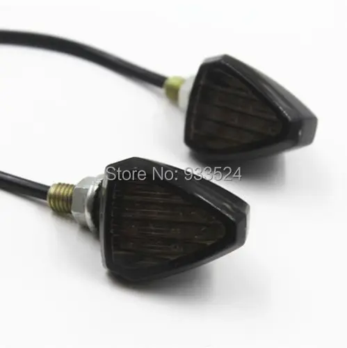 

Pair Smoke LED Turn Signal Lights Indicator Blinker For Aprilia KTM Honda Kawasaki Suzuki Yamaha Motorcycle