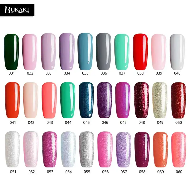 Jual Bukaki 60 Warna 3 In 1 Kuku Gel Polandia Pen Tips Nail Art Uv Gel Varnish Hybrid Satu Langkah Gula kuku Lem Tidak Perlu Top Base Coat