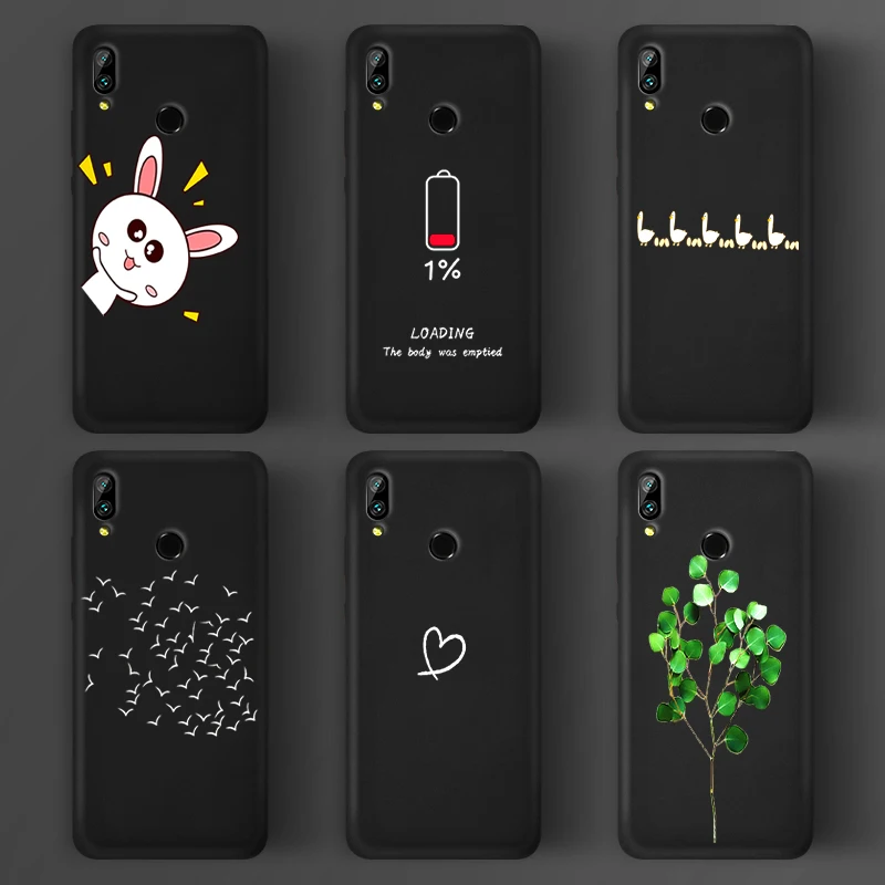 Силиконовый чехол карамельного цвета для Huawei Nova 2 4 Honor Play Y5 Y6 Y9 2018 2019 ТПУ