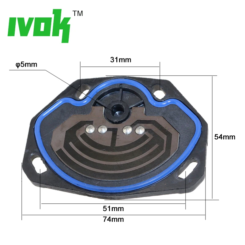 Датчик положения дроссельной заслонки для VW GOLF GL CITROEN AX ZX Xantia PEUGEOT 106 306 405 406 605 AUDI Renault LANCIA 3437022 037907385A