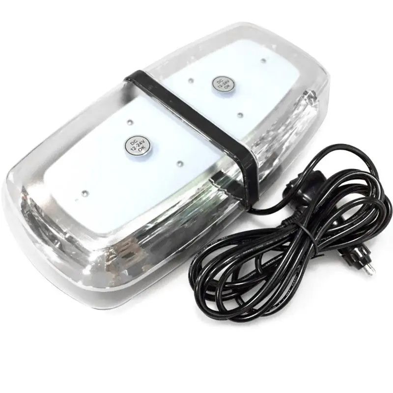 

Hot NEW 72 LED 5730 SMD Car Roof Flashing Strobe Emergency Light DC 12V 24V LED Warning Lights 2019