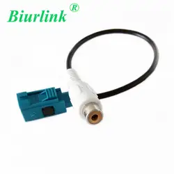 Biurlink Fakra RCA Реверсивный кабель адаптера камеры для подключения видео источников для Ford Bla-upunkt