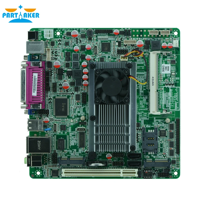 ITX M58_D56L 6 * COM LVDS 18 бит 2 VGA Mini Itx Промышленная материнская плата|industrial motherboard|mini itxmini itx