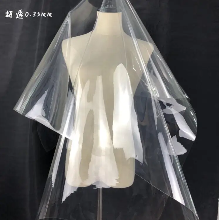 

3style Transparent fog TPU waterproof windbreaker mesh fabric dress diy textiles patch clothes wedding fabric C573