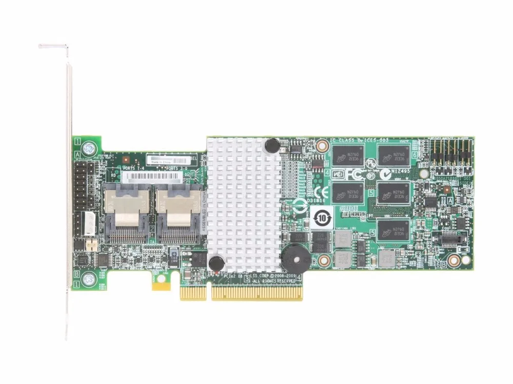  RaidStorage Avago LSI MegaRAID SAS 9260-8i LSI00198 8 port 512 mb cache SFF8087 6 gb RAID0.1.5.6 PC