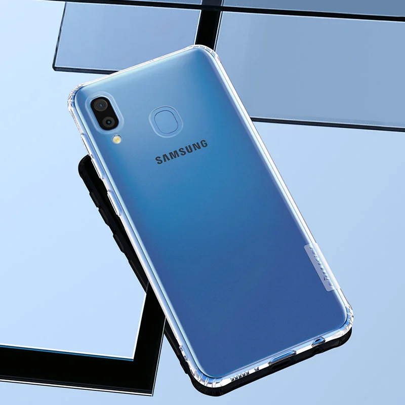 Мягкий ТПУ чехол Nillkin Nature для Samsung Galaxy A30 A50 A51 тонкий силиконовый прозрачный