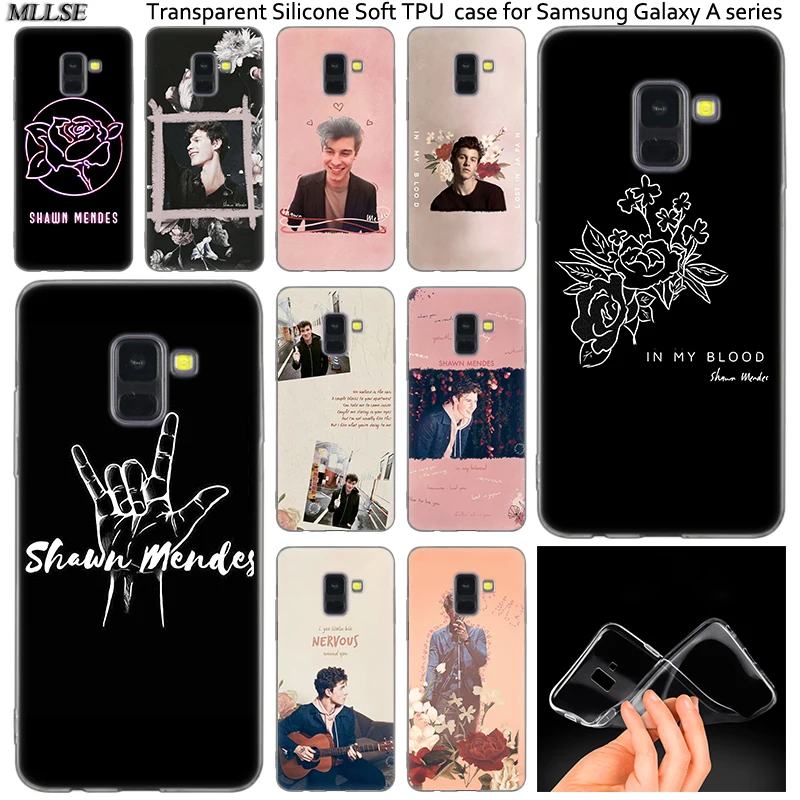 Shawn Mendes розовый силиконовый чехол для Samsung Galaxy A50 A30 A10 A40 A6 A8 плюс A9Star A5 A7 2018 2017 2016