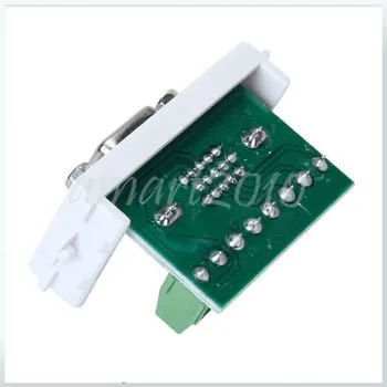 

100 pieces/lot New Wall Panel Plate VGA Module 15 Pin Wallplate match for 86/120