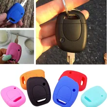 1 Кнопка силиконовый для ключа автомобиля крышка дистанционного корпуса чехол FOB подходит для Renault Twingo сlio Kangoo MASTER Vauxhall MOVANO держатель