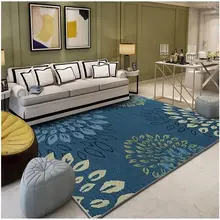 Большой размер ковер нордический контракт и современный геометрический дизайн 3D печать для подушки противоскользящая кухня ковер украшения