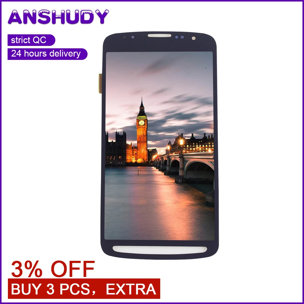 

For Samsung Galaxy S4 Active i9295 i537 Touch Screen Digitizer Sensor Glass Panel + LCD Display Monitor Panel Assembly