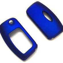 Автомобильный аксессуар Автомобильный ключ пластиковый корпус без ключа дистанционного брелок флип 3 Кнопка для Ford(синий металлик