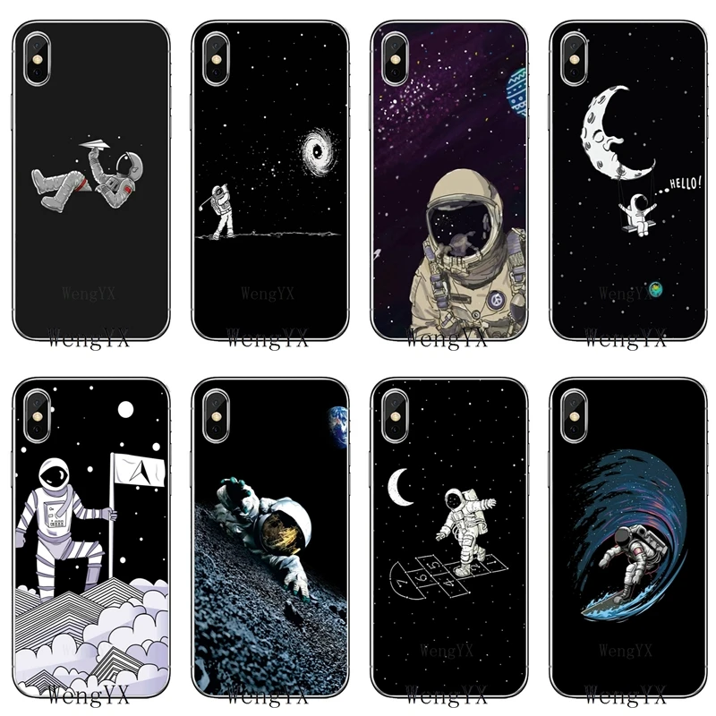 

Astronaut Space Moon Planet Star Soft Accessories phone cover case For Huawei Mate 7 8 9 10 lite Pro Y3 Y5 Y6 II Pro Y7 GR5 2017