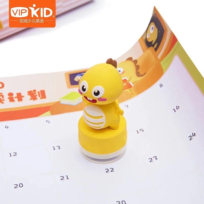 

Punching Stamp + Reading Record Set Dino-VIPKID Living Around Kids Stamps Toys Children Hobbies Collections