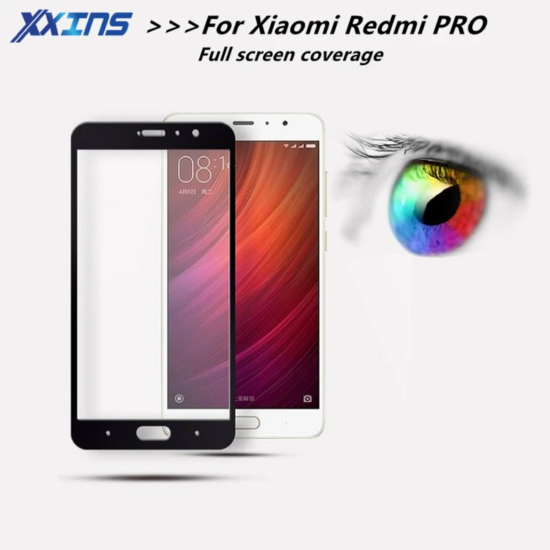 Полное покрытие закаленное стекло для Xiaomi Redmi PRO redmiPRO экран защитный красный mi 5
