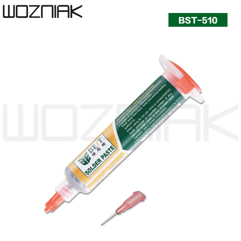 

Solder Paste Flux Welding Solder BGA Flux Soldering Welding Tool for Welder Repair Rework BST-510