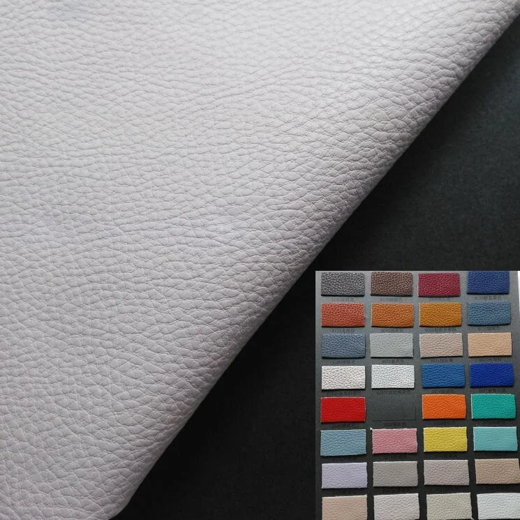 Embossed Litchi Grain Leather Synthetic Leather Faux Leather FabricPU