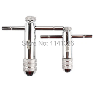 

reversible 3mm-8mm T-Handle Ratchet Ratcheting Tap Wrench tool Chuck Type M3-M8