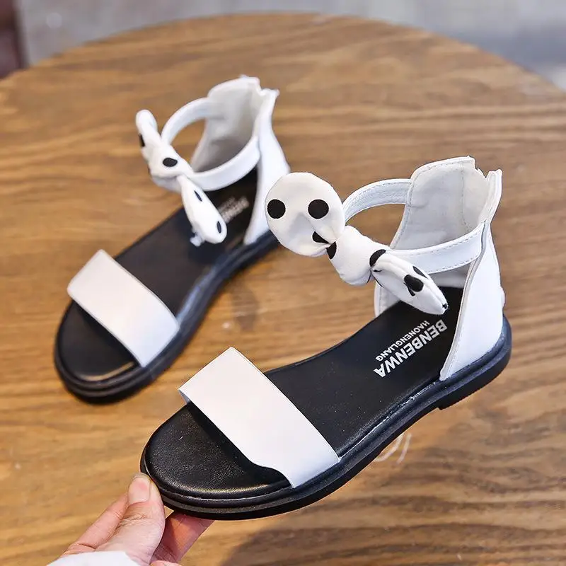 

AINYFU 2019 Summer New Children's Shoes Wholesale Girls Sandals Bows Kid's Baby Toddler Shoes Baby Beach Shoes A610