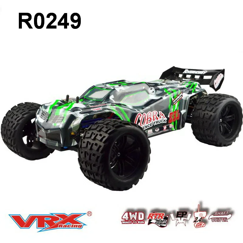 VRX Racing RH818 Cobra 1/8 масштаб 4WD электрический бесщеточный rc грузовик, RTR w/60A ESC/3660 мотор, аккумулятор и зарядное устройство в комплект не входят - Цвет: R0249