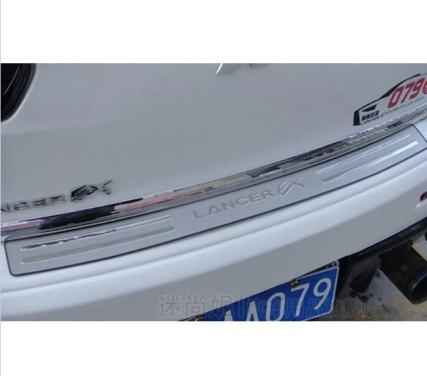 

Stainless Steel Rear Bumper Protector Guard Plate For Mitsubishi Lancer 2008 2009 2010 2011 2012 2013 hk