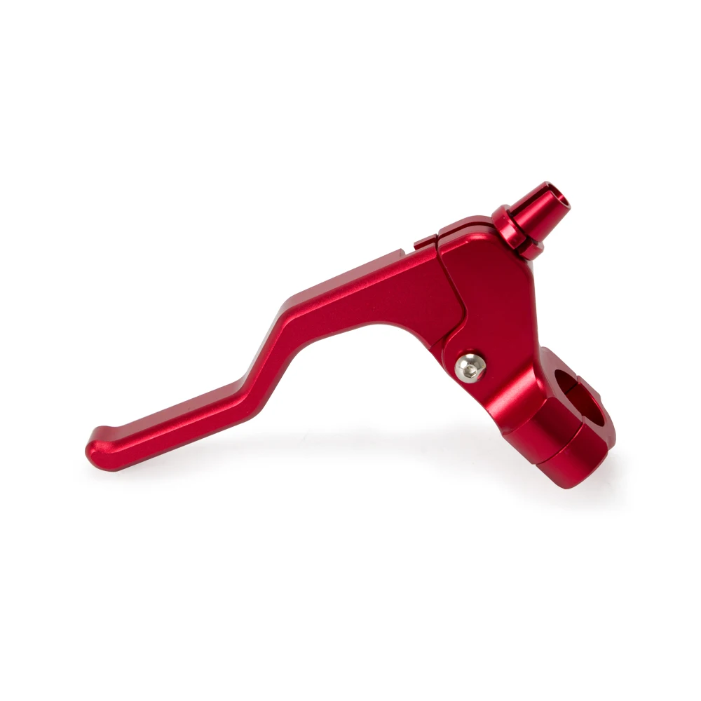22 мм зажим трюк рычаг сцепления левая производительность легко тяните кабель системы для Honda CB500 Kawasaki NINJA Triumph Daytona - Цвет: Red lever only