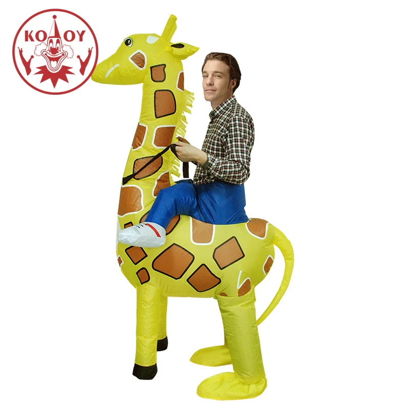 Adult Inflatable Giraffe Costume Halloween Costumes For Men Women Blow