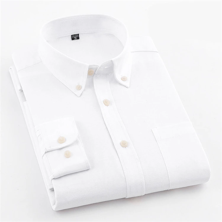 Новое поступление, брендовая новая хлопковая Мужская рубашка в Оксфордском стиле, Однотонная рубашка, мужские весенние повседневные рубашки, мужская рубашка, топ YN10209