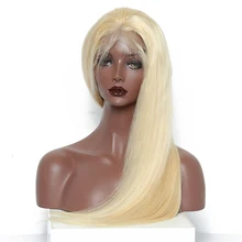 613 Blonde 360 Lace Frontal Wig Pre Plucked With Baby Hair 150 Density Lace Front Human Hair Wigs Brazilian Straight Prosa Remy