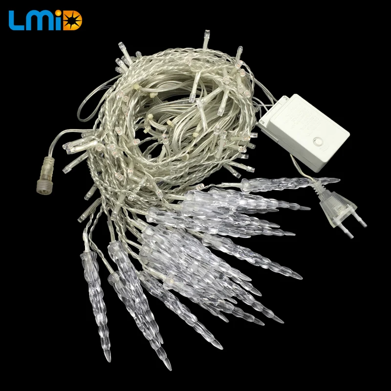 Holiday Lighting 4x0.6M 220V Icicle colorful fairy Xmas led string luminarias new year garland decoration christmas led light Holiday Lighting 4x0.6M 220V Icicle colorful fairy Xmas led string luminarias new year garland decoration christmas led light