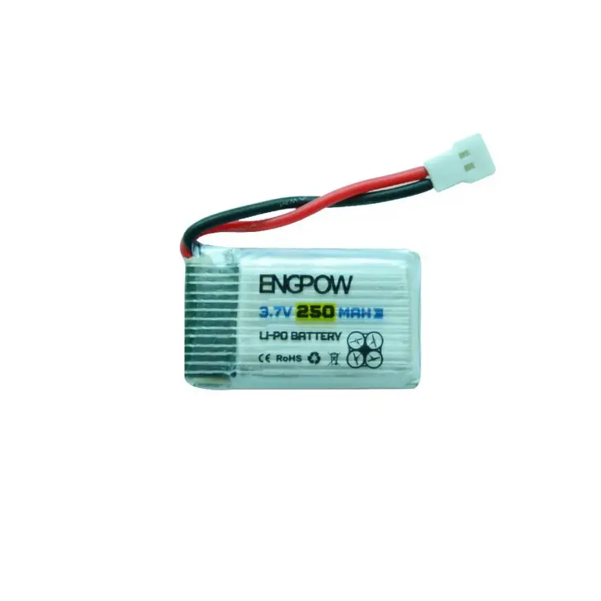 Аксессуары батарея для вертолета 3 7 v 250mAh Lipo Hubsan X4/H107c/H107d/H108/UDI/U830 RC Quadcopter M6 | Игрушки