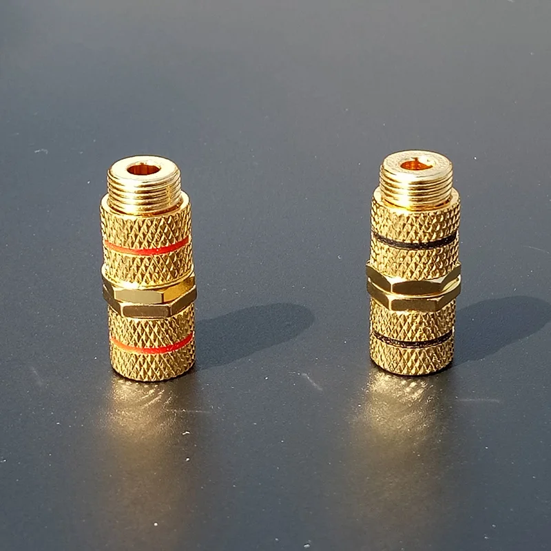 50 пар/100 шт. Банан 4 0 мм banana-разъем прямые терминалы Binding Post Banana Динамик Plug gold