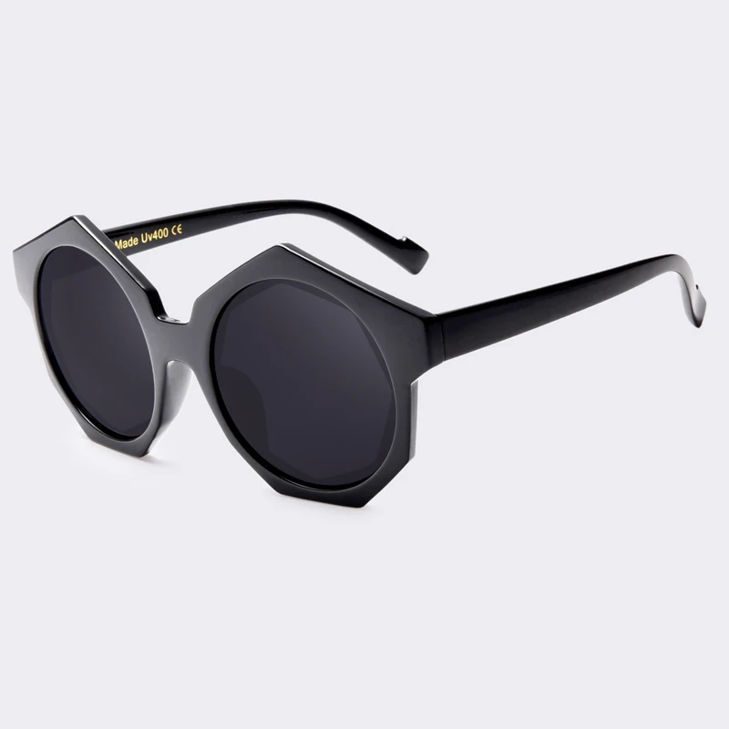 Winla, новинка, модные круглые солнцезащитные очки для женщин, фирменный дизайн, зеркальные очки, большая оправа, очки, Винтажные Солнцезащитные очки, Летний стиль, UV400 - Цвет линз: C01