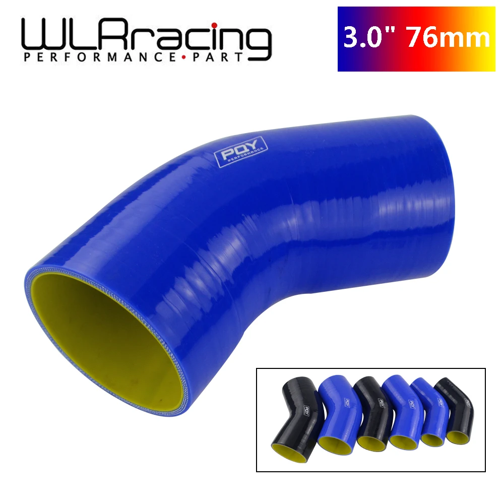 BLUE 3/"-3/" AIR INTAKE//PIPING RUBBER COUPLER FOR NISSAN