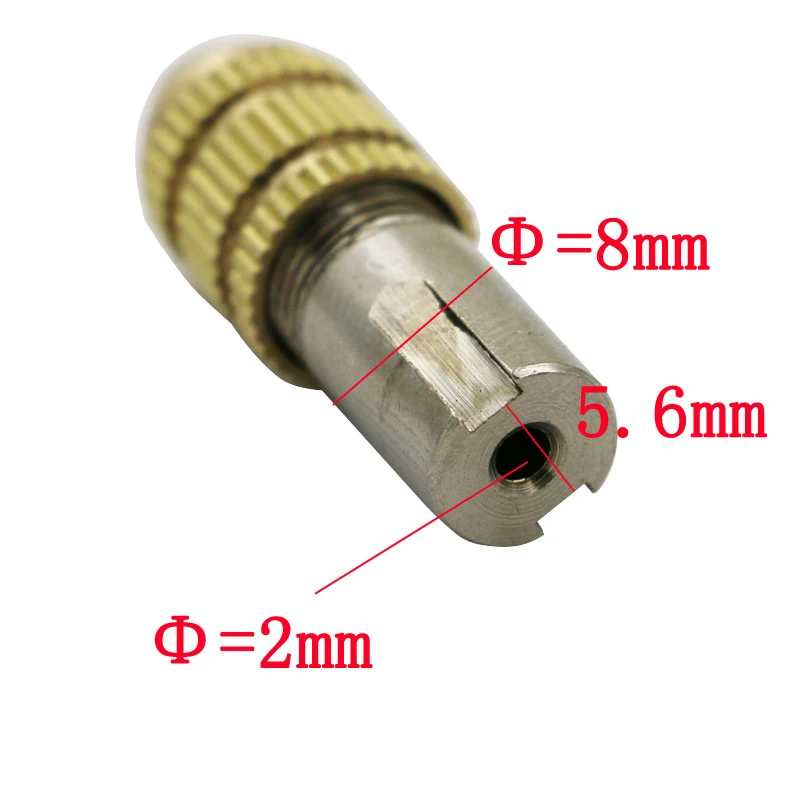 11pcs Drill Chucks Bits Brass Collet Mini Drill Chuck for Dremel Rotary Tool Dia 0.5mm-3.2mm Power Tool Accessory  DT6