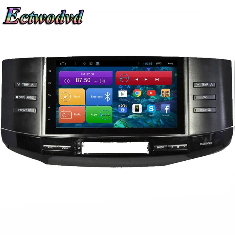 

Ectwodvd 9inch Octa Core Android 7.1/Quad Core Android 6.0 Car DVD GPS for Toyota Old Reiz Mark x/Mark X 2005-2009