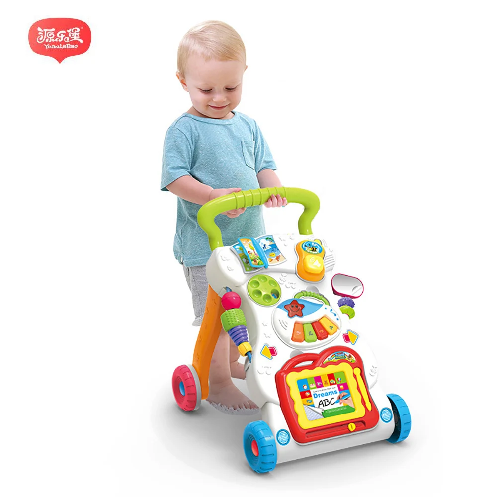 Yuanlebao Baby stroller Sit to Stand Learning Walker Multifunction