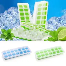 1 шт. Силиконовый поднос кубика льда мороженое желе создатель прессформы лотки с крышкой для виски, коктейлей лотки для льда