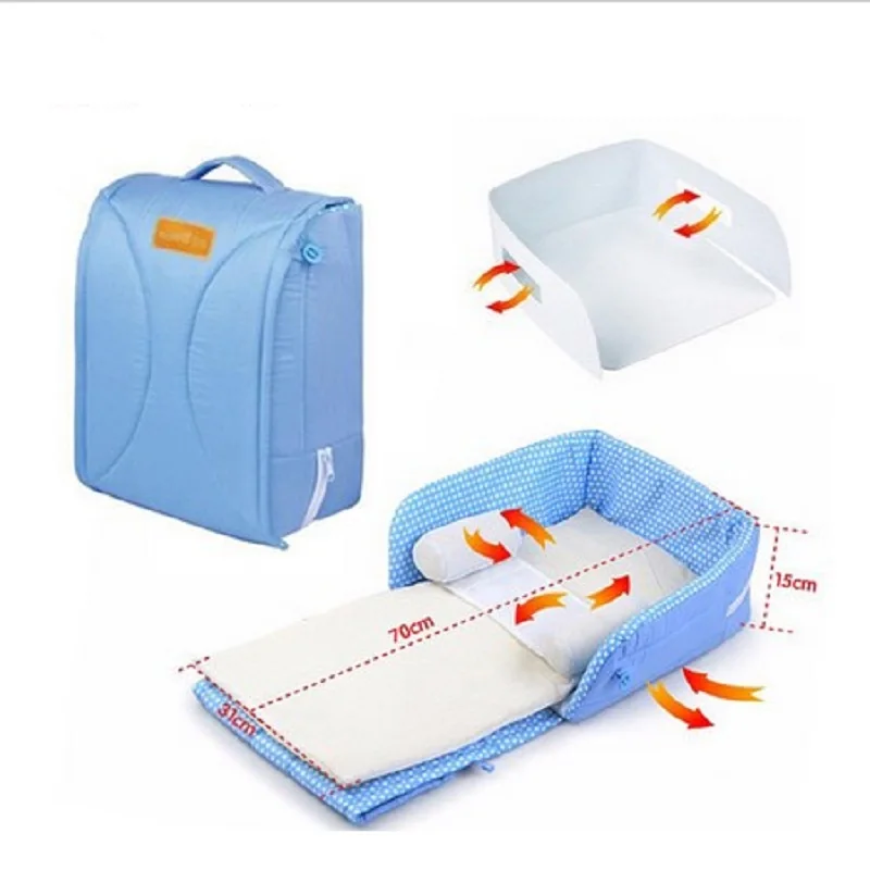 Portable Baby Crib 70*31*15 0-6M Infant Bed Tent Baby Bed 100%Cotton Sleepping Basket Folding Baby Crib Bercos De Bebes Cunas