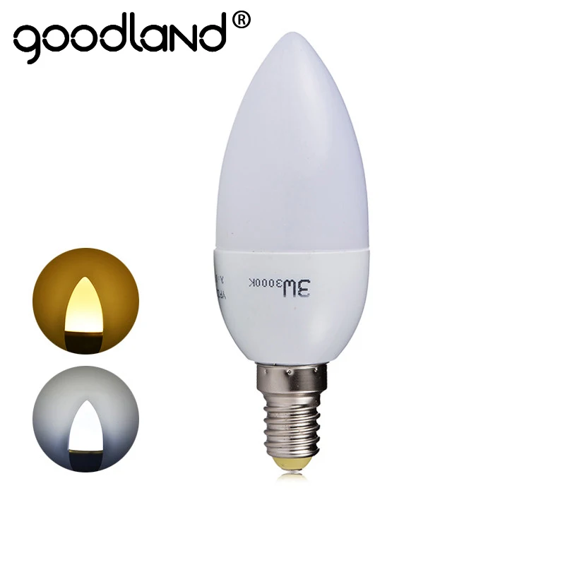 E14 Светодиодный светильник 220 в 240 в 3 Вт Светодиодный светильник s Холодный/теплый белый Интеллектуальный IC драйвер кристаллический светильник C37 светодиодный светильник в форме свечи