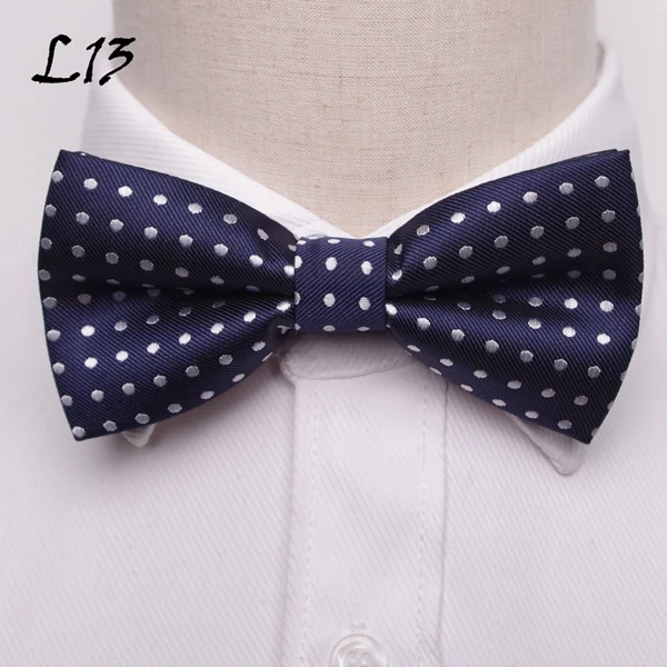Галстук-бабочка для мужчин, Официальный галстук для мальчиков, мужской модный деловой Свадебный галстук-бабочка, мужская рубашка, krawatte legame, подарок - Цвет: L13