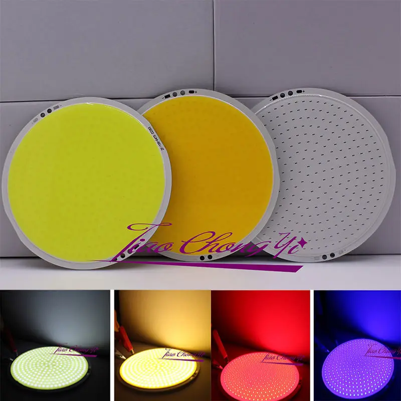 30W 60W 0475 Round COB LED Light Source Chip On Board Lamp white Red Blue DC12V цена 30W 60W 0475 Round COB LED Light Source Chip On Board Lamp white Red Blue DC12V цены онлайн
