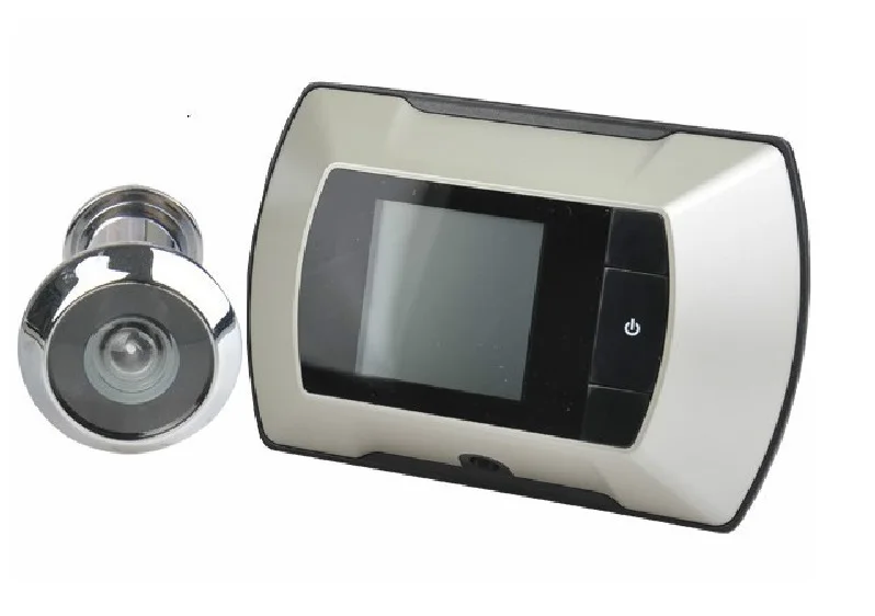 2,4 дюймовый ЖК-беспроводной глазок, видео-глазок, легкая версия, увеличенный угол обзора, 2 шт., батарея AA, как силовая дверная камера, цифровой глазок