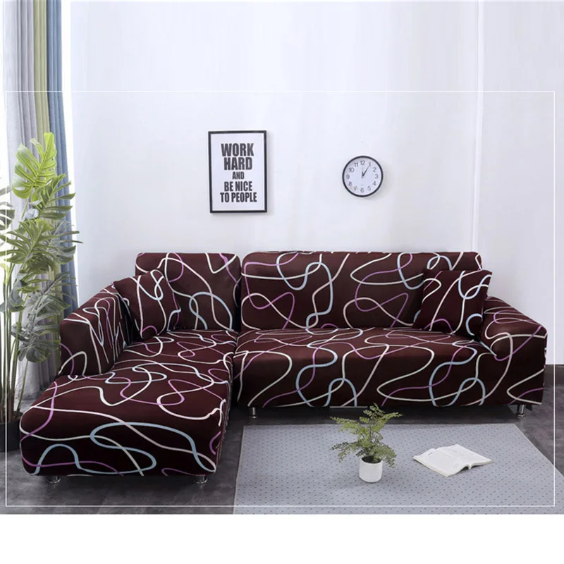 Slipcovers диван Противоскользящий плотно обертывается все включено секционный