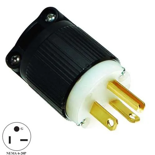 America Style Electrical Plug System 6 20r Male 220v 20a America Style Electrical Plug System 6 20r Male 220v 20a Supply Converter Durable Ccc Recognized Easy Firm Connection Usa