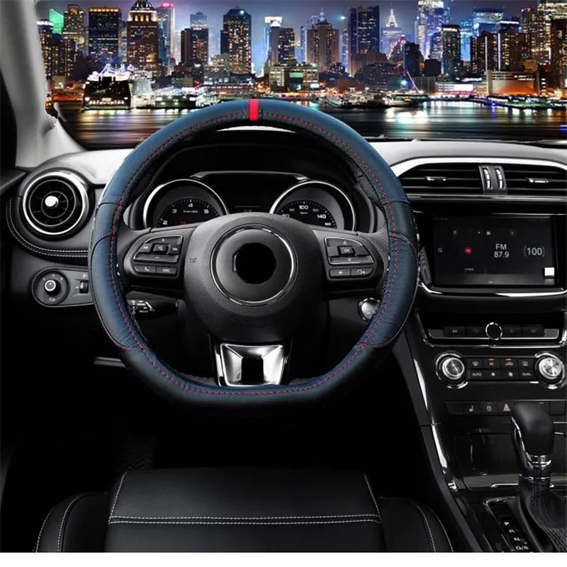 Кожаная искусственная кожа для Volkswagen Golf 6 7 модель Sagitar Lamando Santana Kia Sportage Optima K5|Чехлы